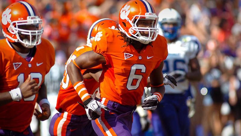 purple clemson football jersey